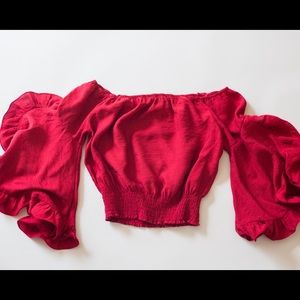 ♥️ BELL SLEEVE CROP TOP ♥️
